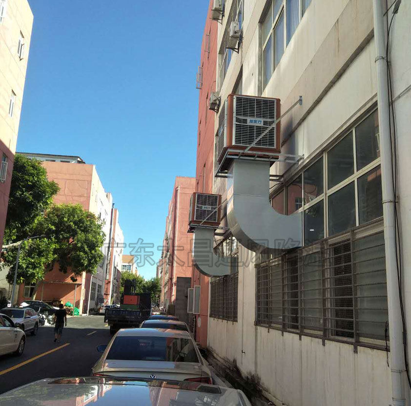 陶瓷廠降溫方案怎么做？看這家大型陶瓷車間環(huán)?？照{(diào)工程效果