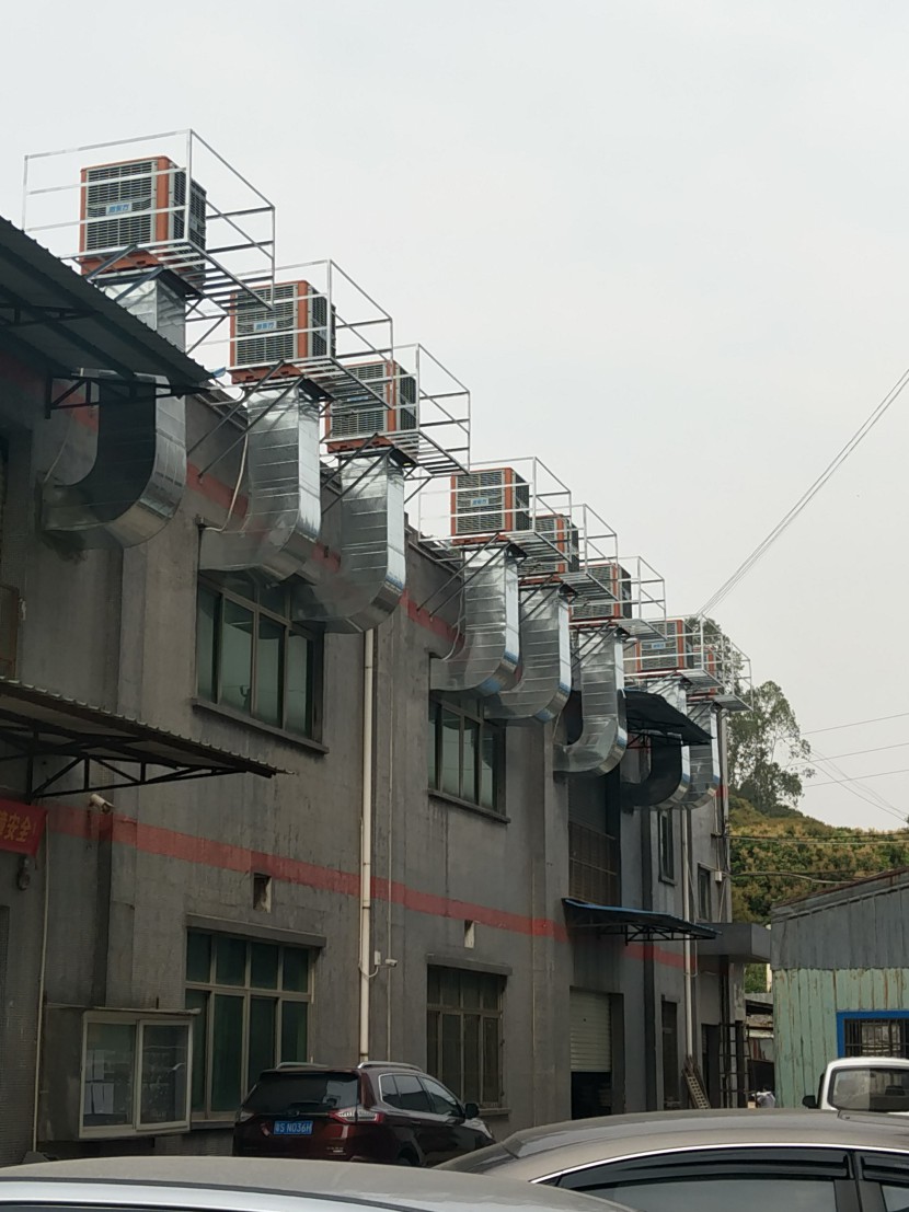 打磨車間環(huán)?？照{(diào)降溫工程