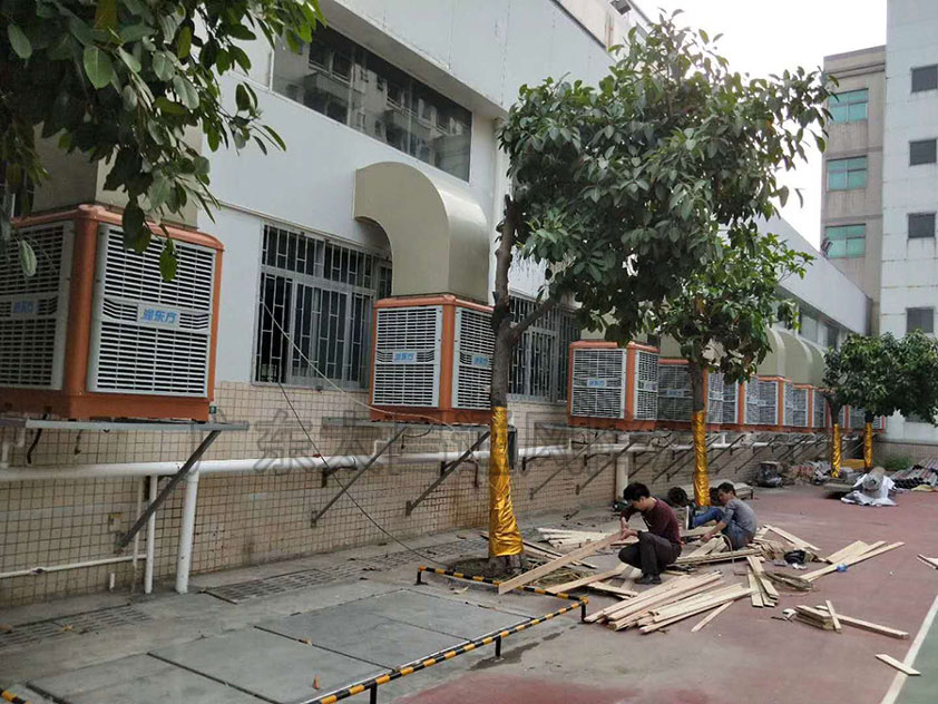 環(huán)?？照{(diào)低成本車間降溫解決方案