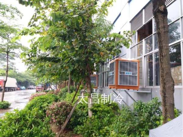 深圳某汽車配件廠車間環(huán)?？照{(diào)降溫工程